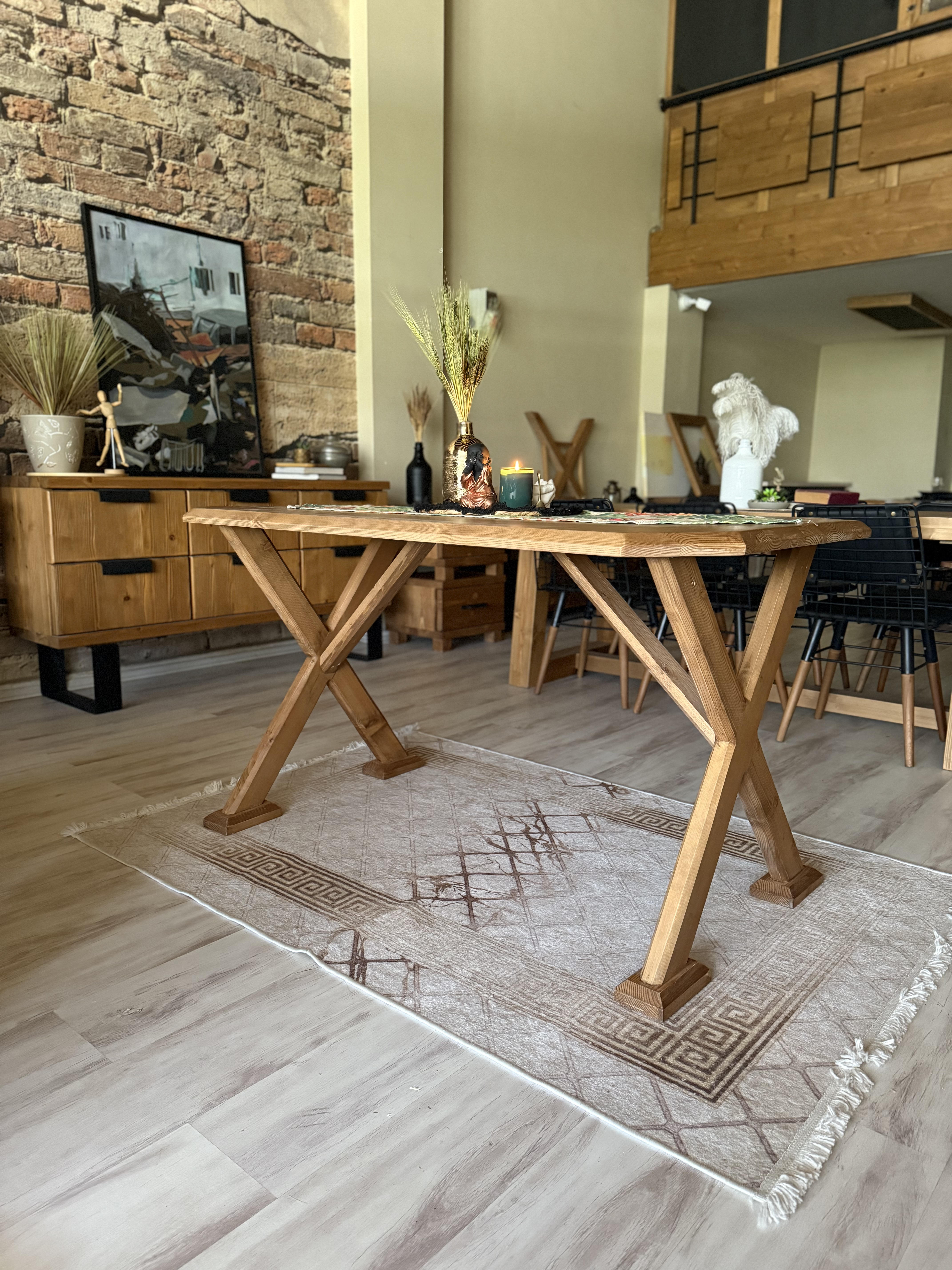 Ntconcept Arden Doğal Ahşap Yemek Masası