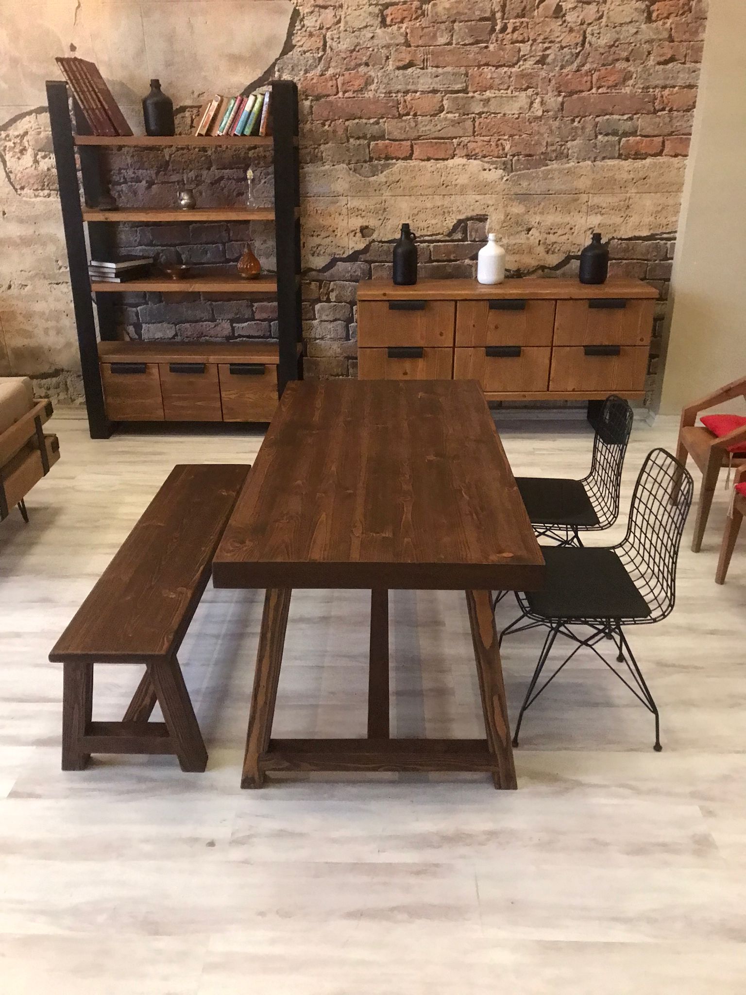 NTConcept FarmLife Ahşap Yemek Masası