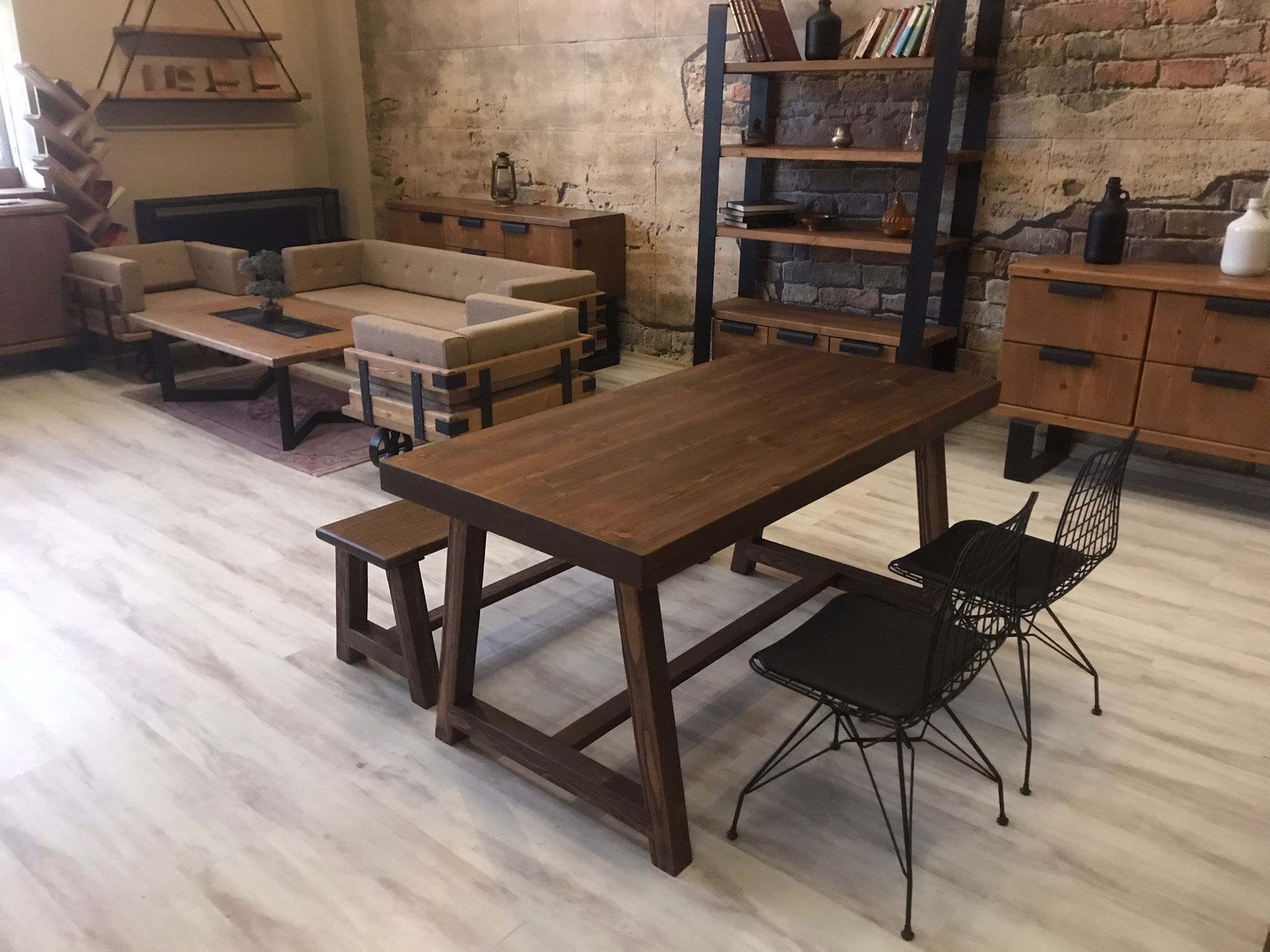 NTConcept FarmLife Ahşap Yemek Masası