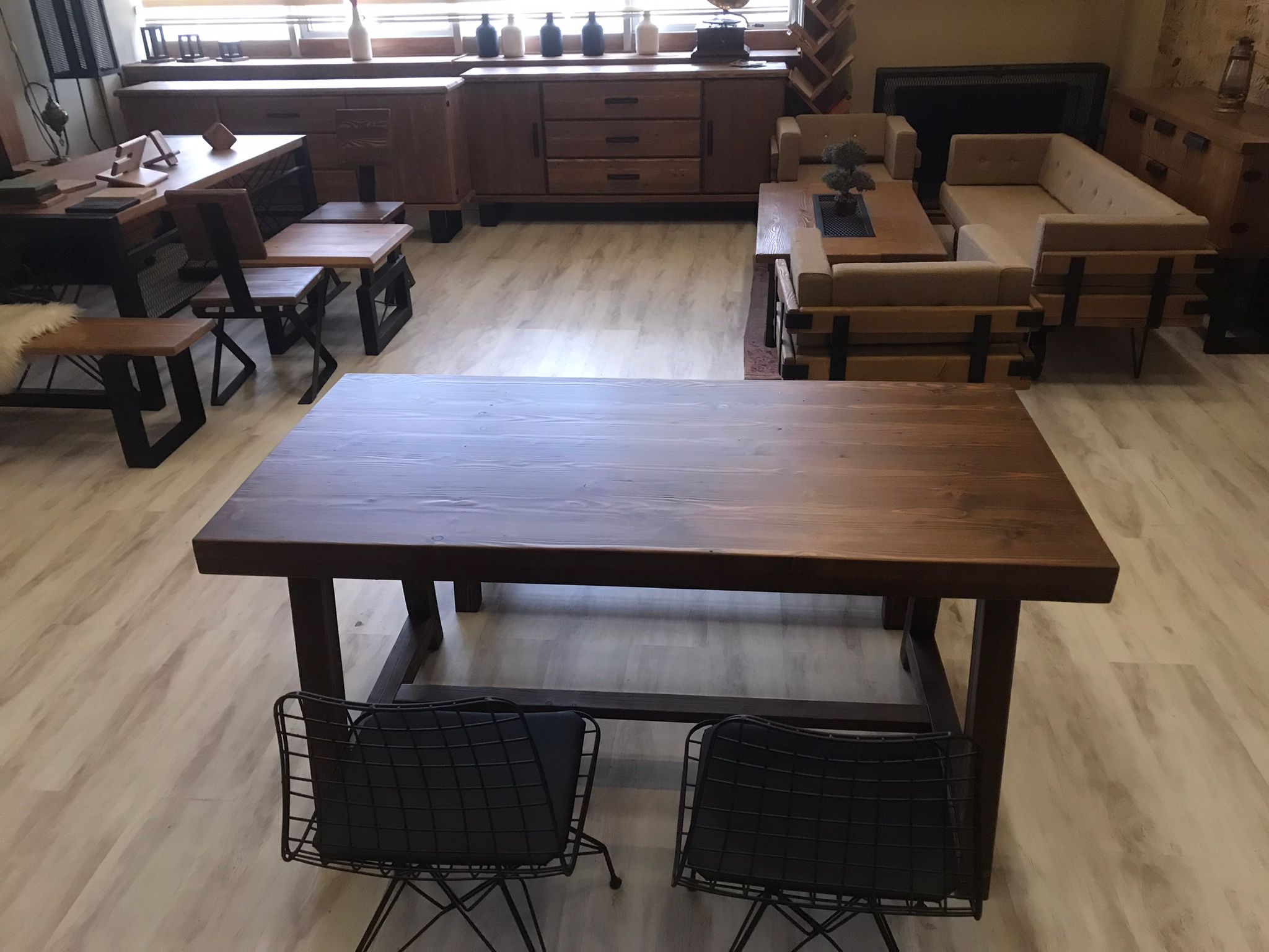 NTConcept FarmLife Ahşap Yemek Masası