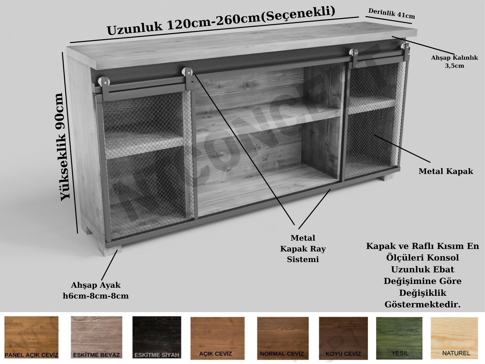 Arme%20Ntconcept%20Masif%20Ağaç%20Ray%20Kapak%20Konsol