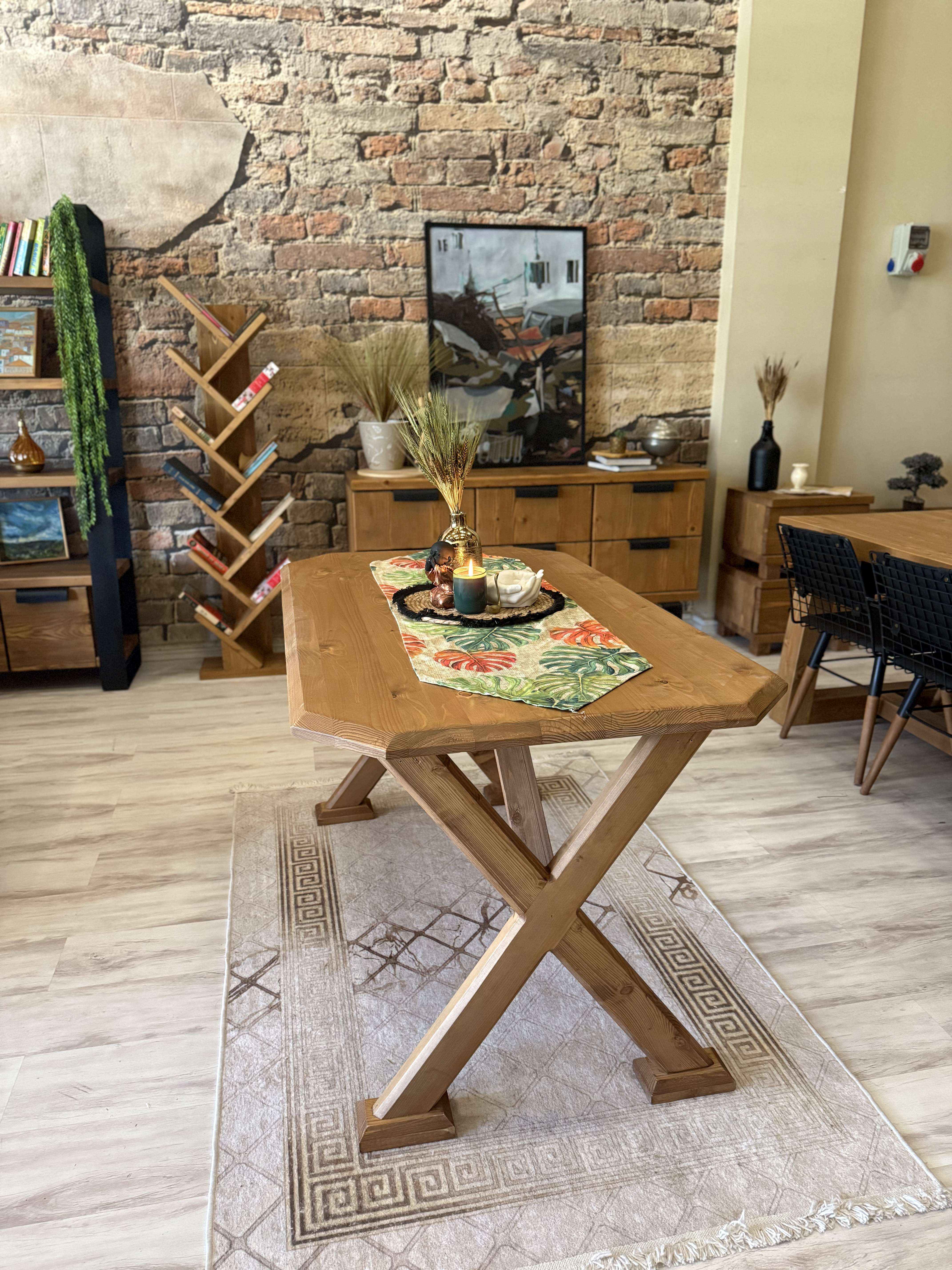 Ntconcept Arden Doğal Ahşap Yemek Masası