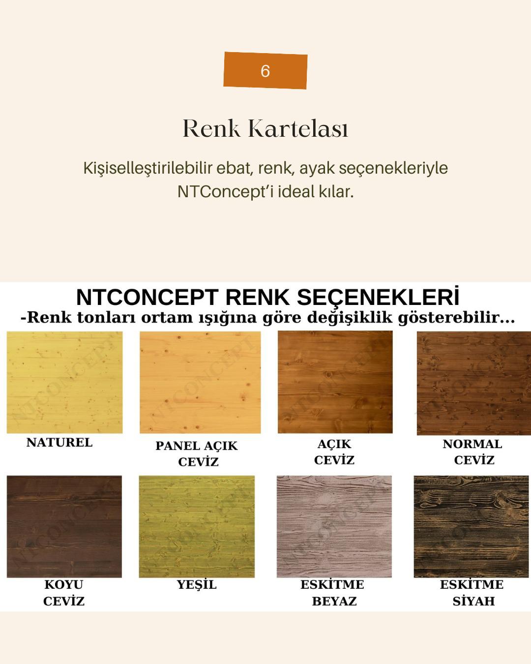 Ntconcept Vitra Ahşap Ayaklı Bench