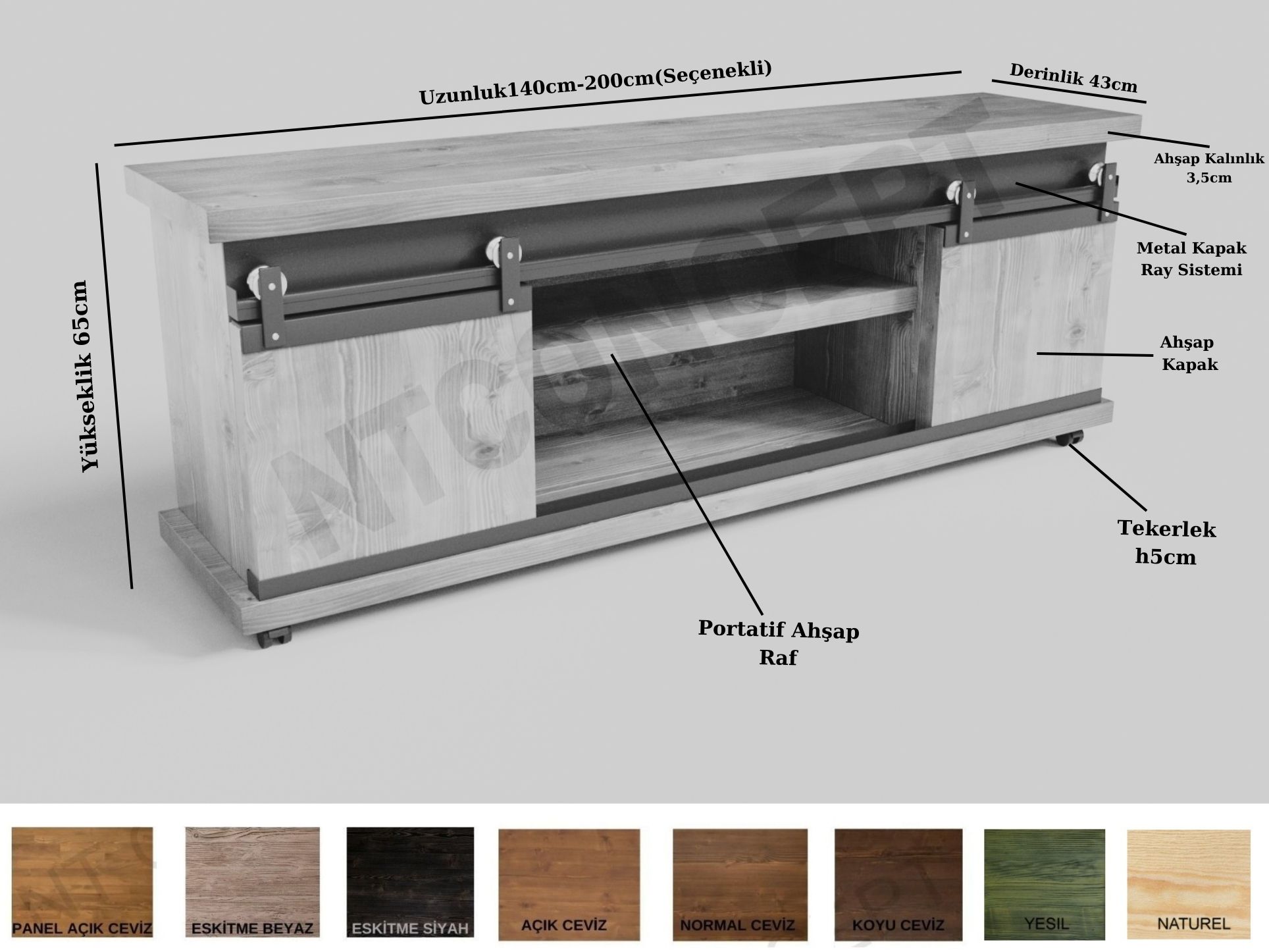 Ntconcept  Ken Masif Ağaç Keson