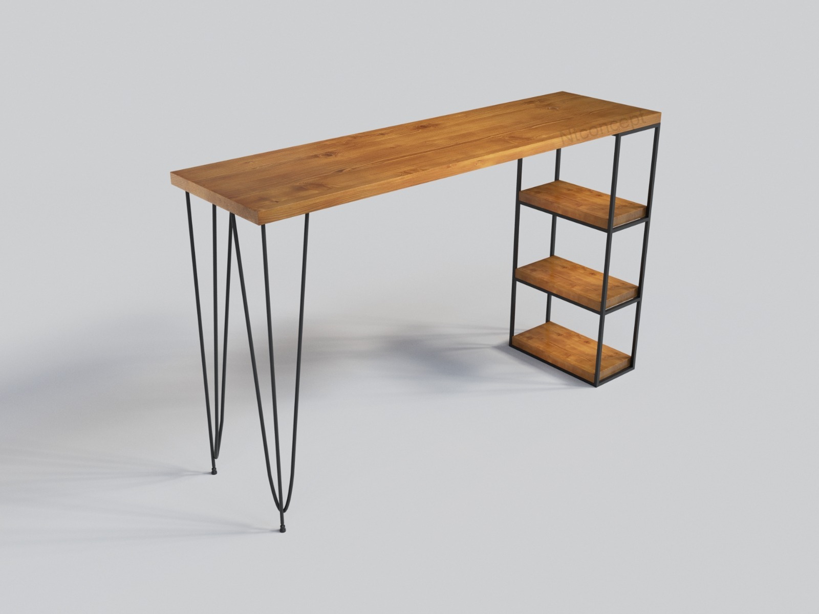 Ntconcept Masif Ağaç Bar Masası