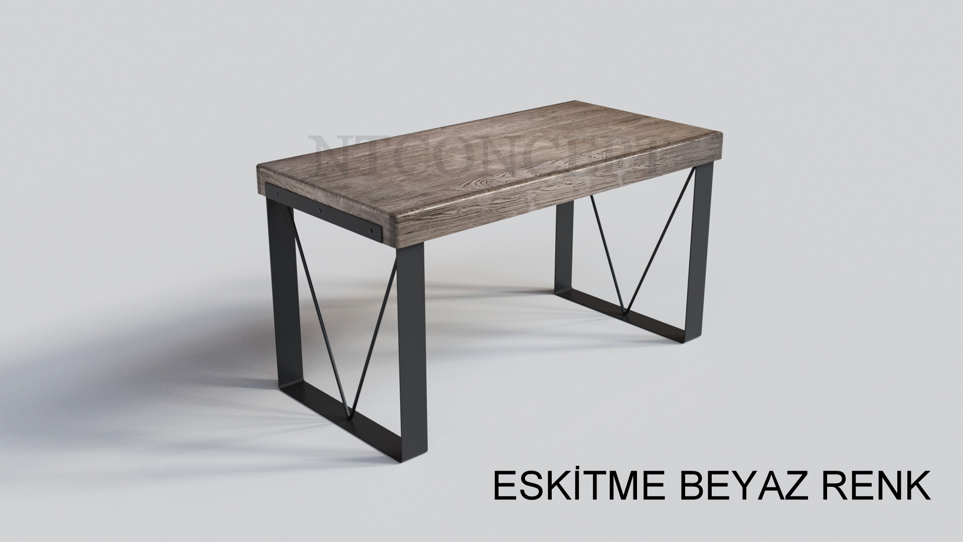 Lilien Ntconcept Masif Ağaç Çalışma Masası