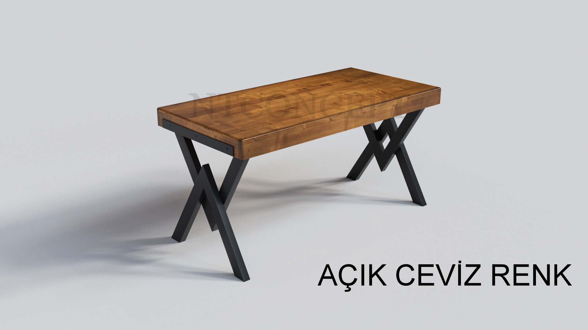 Lidya Ntconcept Masif Ağaç Çalışma Masası