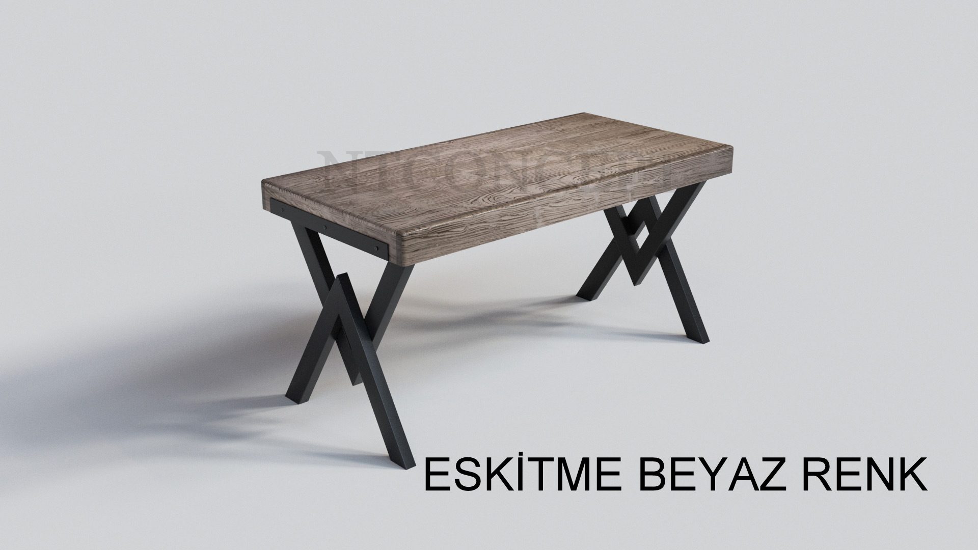 Lidya Ntconcept Masif Ağaç Çalışma Masası