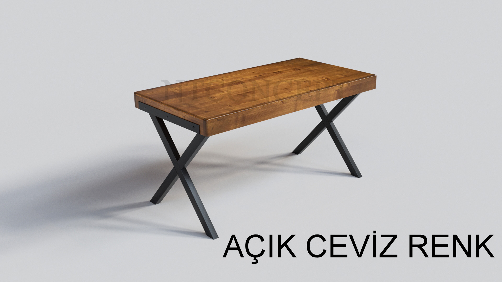 Menna Ntconcept Masif Ağaç Çalışma Masası 