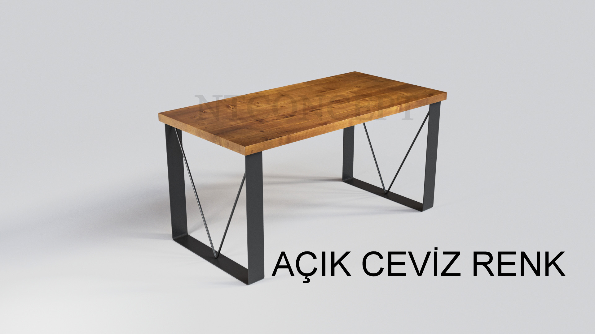 Loni Ntconcept Masif Ağaç Çalışma Masası 