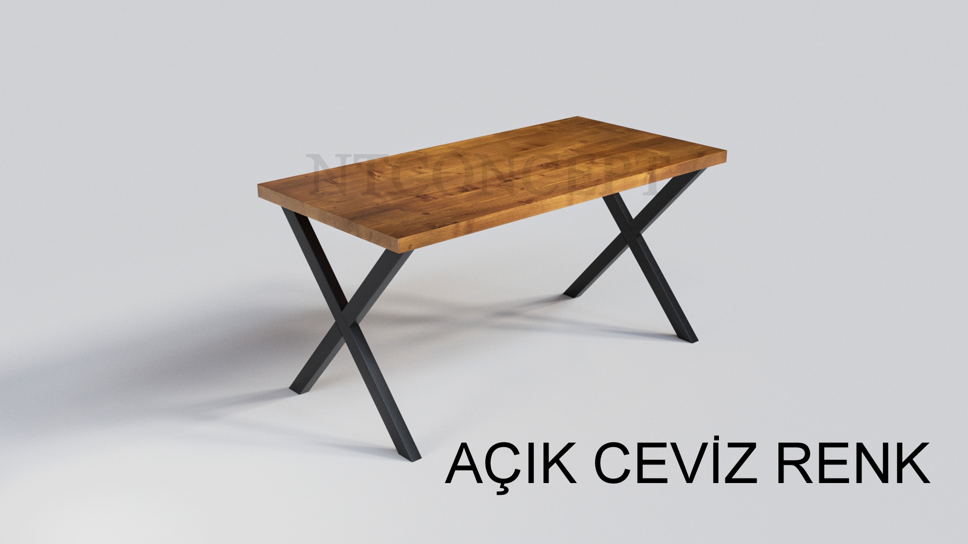 Rim Ntconcept Masif Ağaç Çalışma Masası
