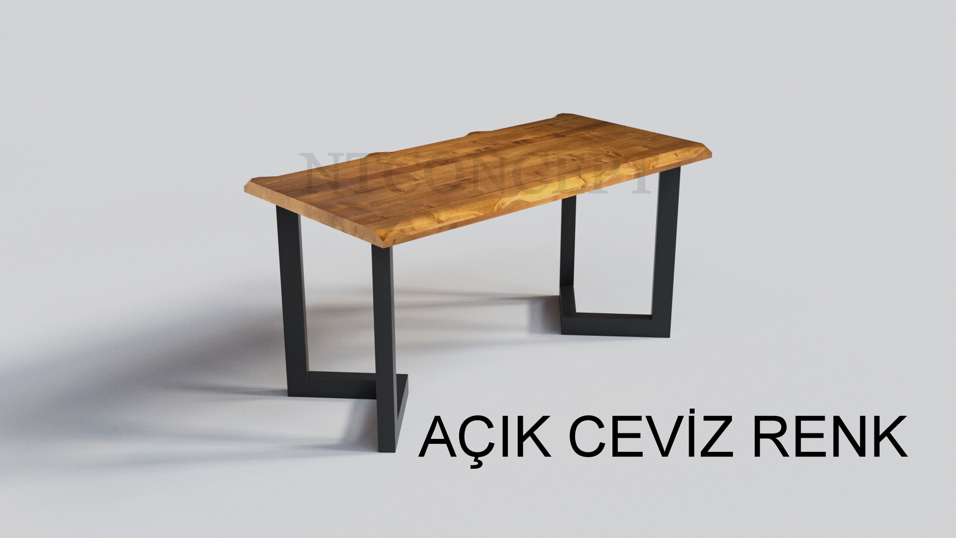 Onvo Ntconcept Masif Ağaç Çalışma Masası 