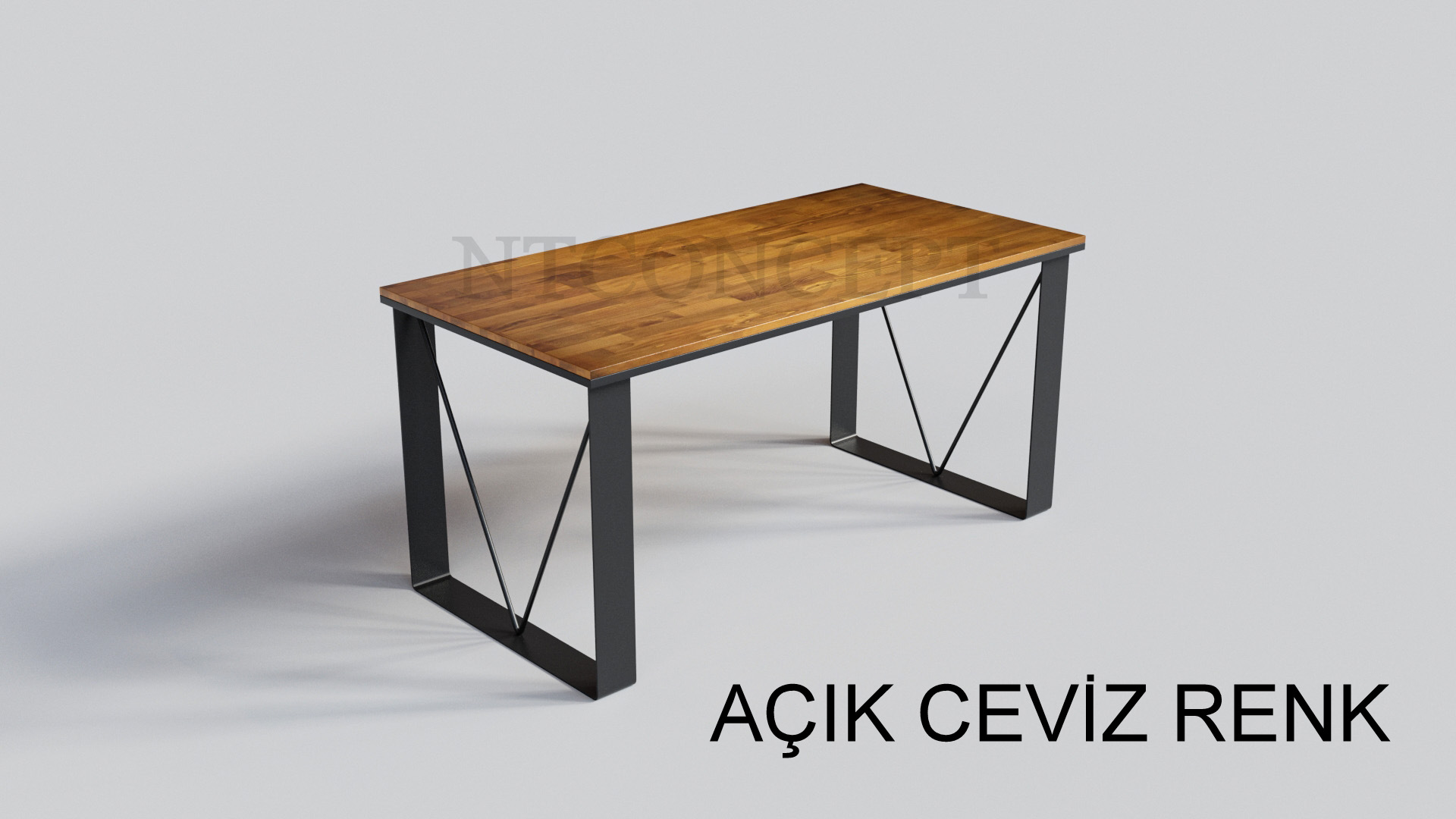Perla Ntconcept Masif Ağaç Çalışma Masası