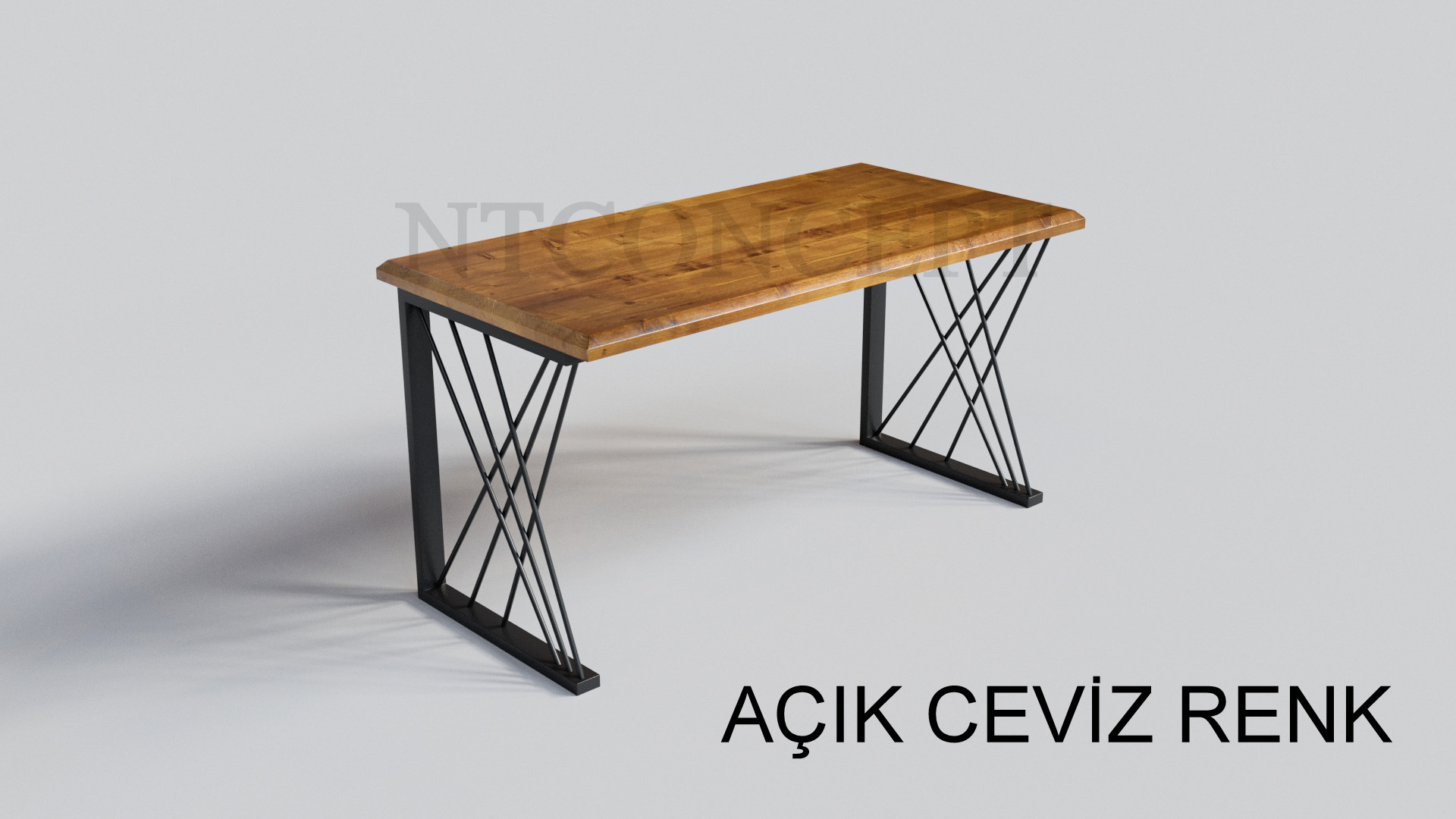 Case Ntconcept Masif Ağaç Çalışma Masası 