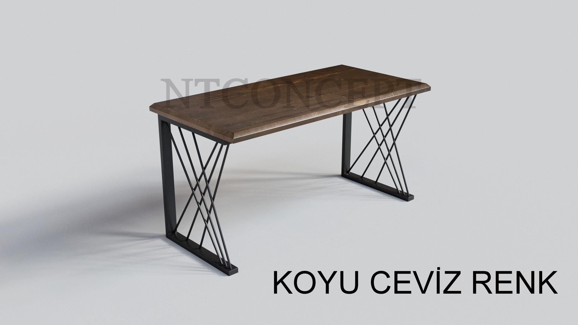 Case Ntconcept Masif Ağaç Çalışma Masası 