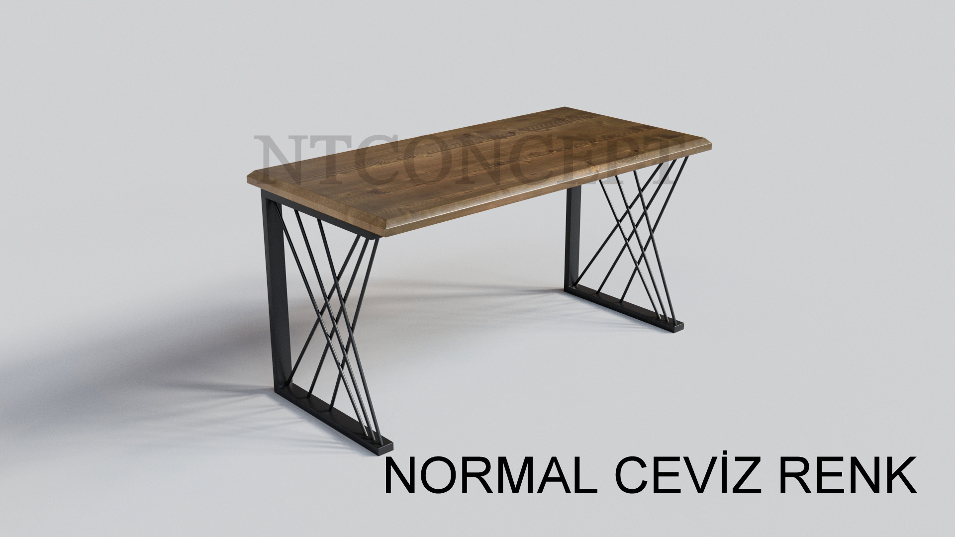 Case Ntconcept Masif Ağaç Çalışma Masası 