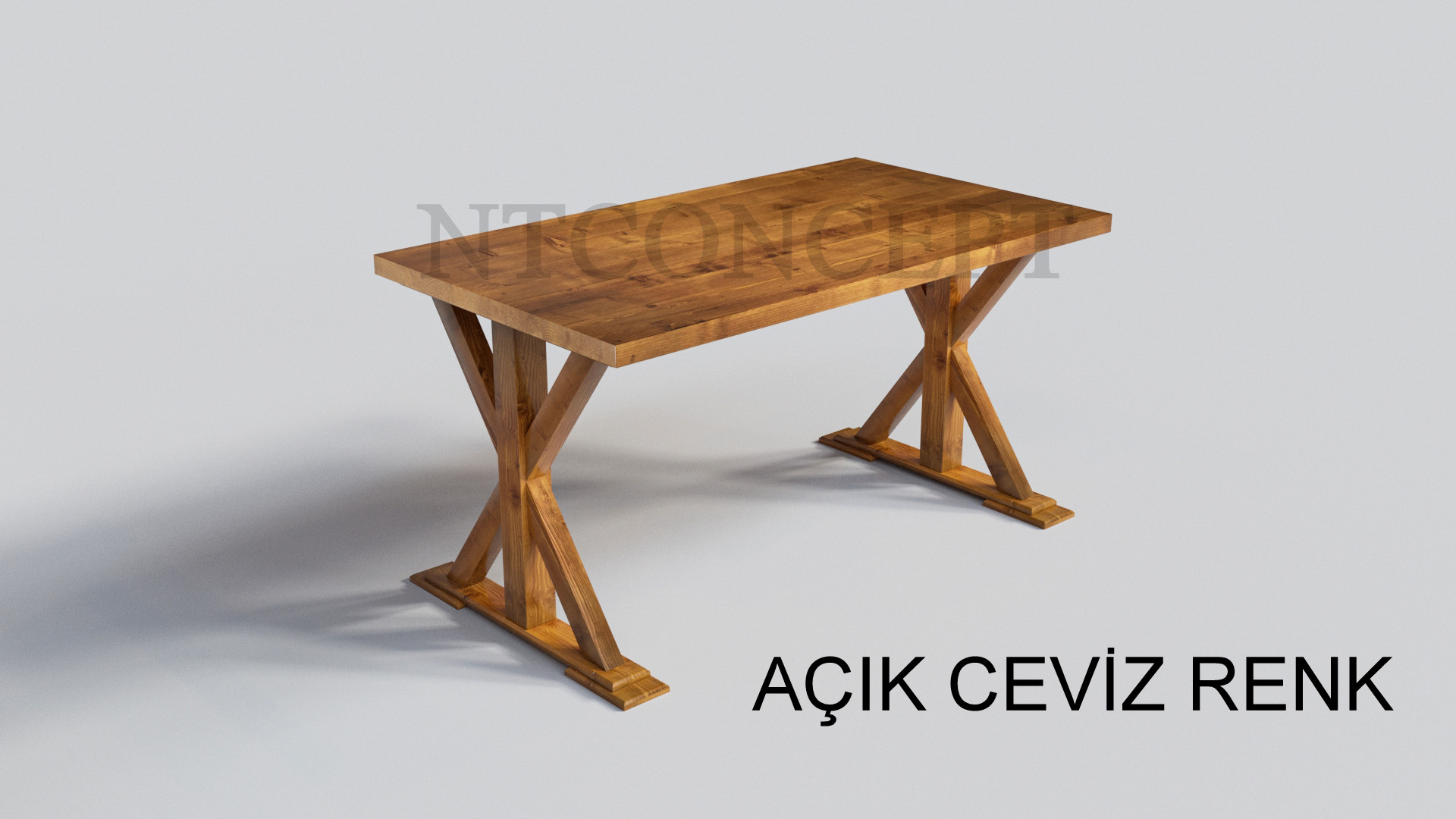 Wain Ntconcept Masif Ağaç Çalışma Masası