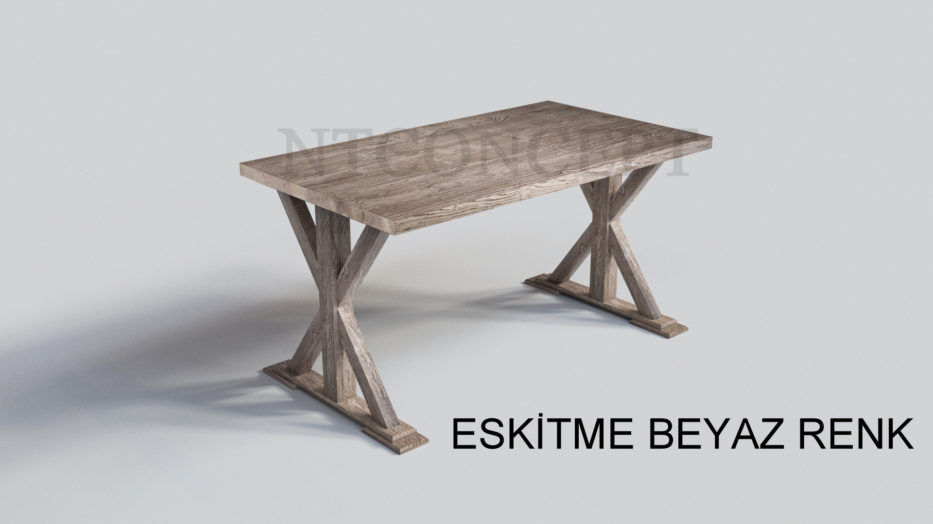 Wain Ntconcept Masif Ağaç Çalışma Masası