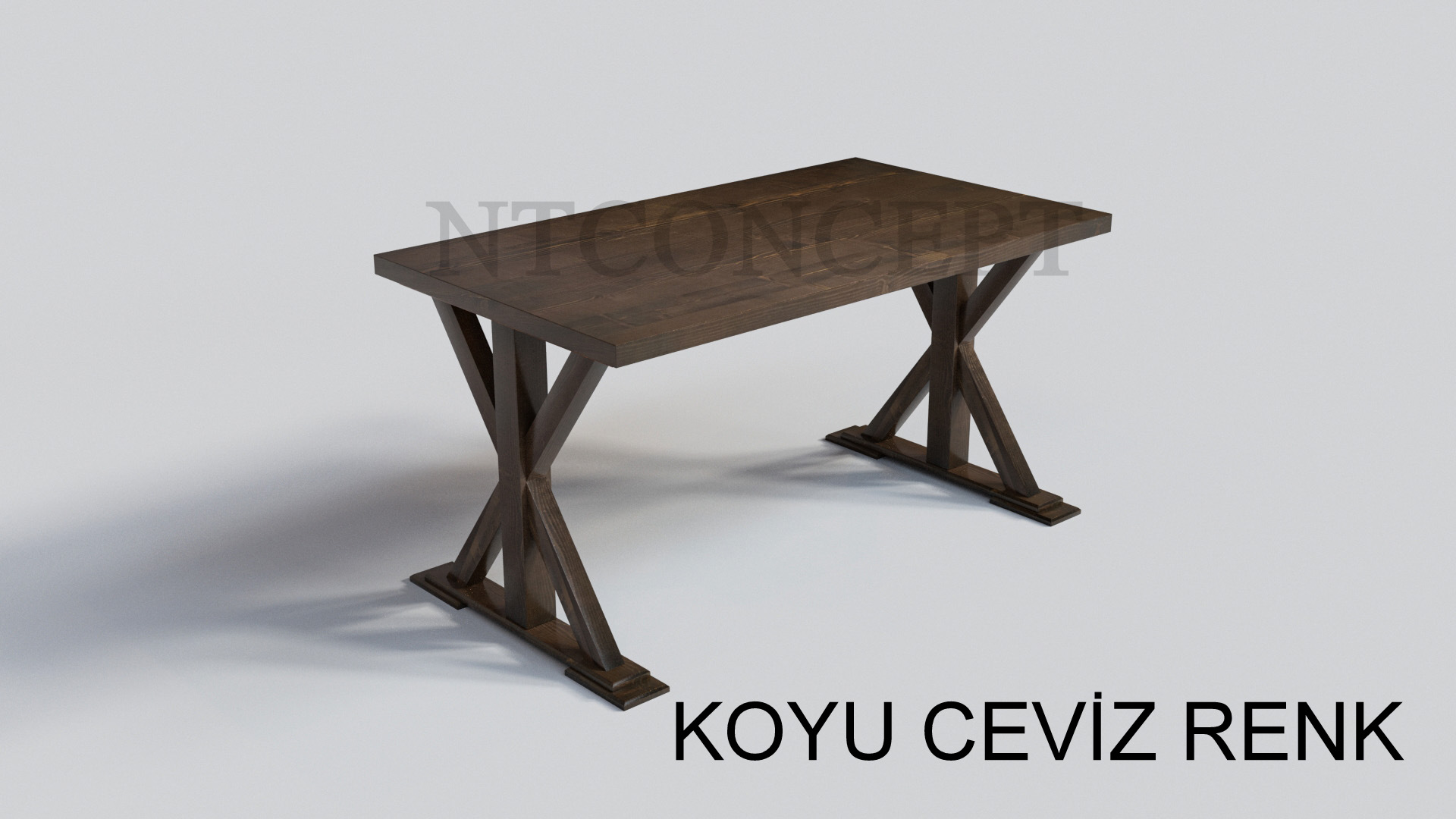 Wain Ntconcept Masif Ağaç Çalışma Masası