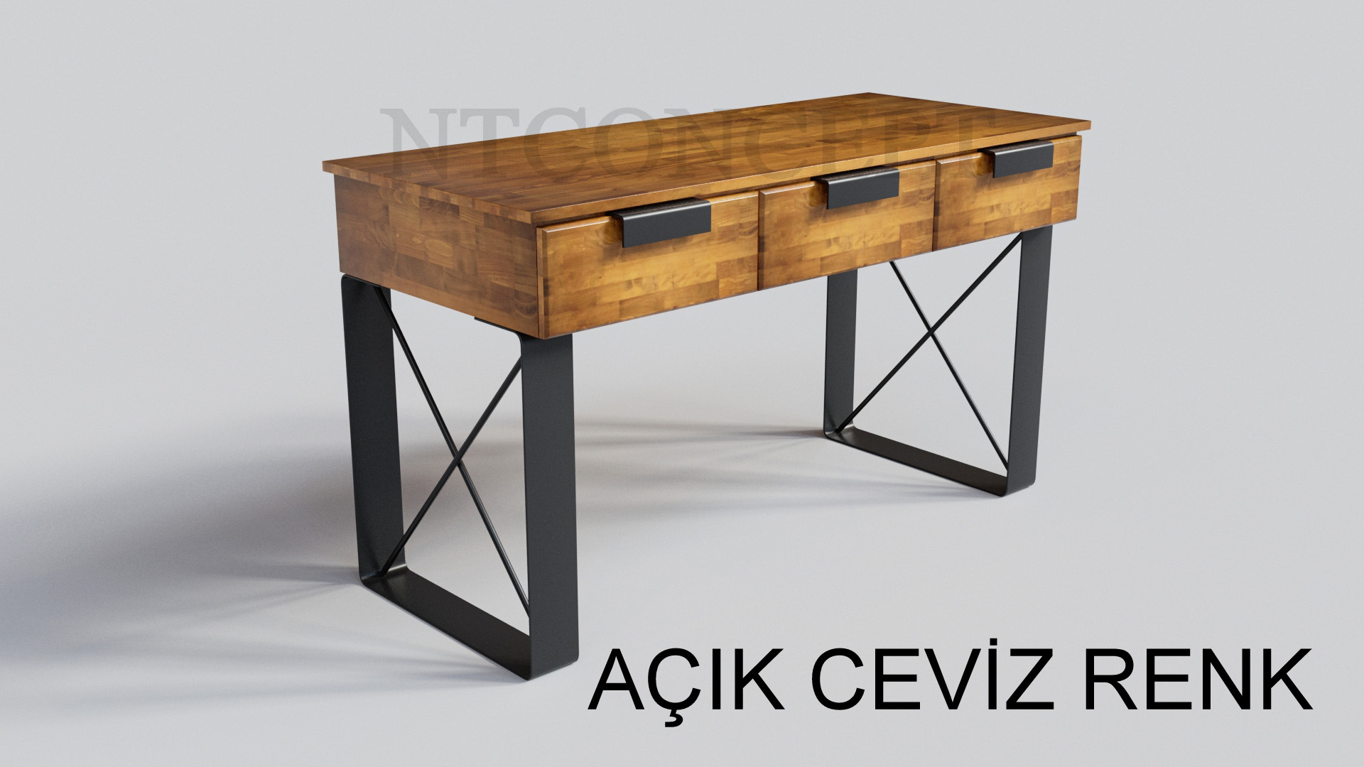 Zeu Ntconcept Masif Ağaç Çalışma Masası