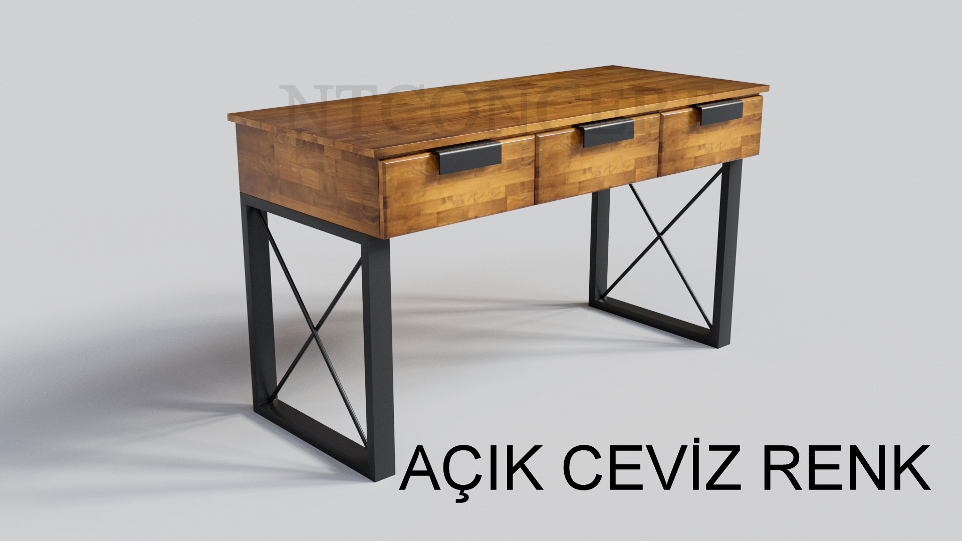 Zehu Ntconcept Masif Ağaç Çalışma Masası