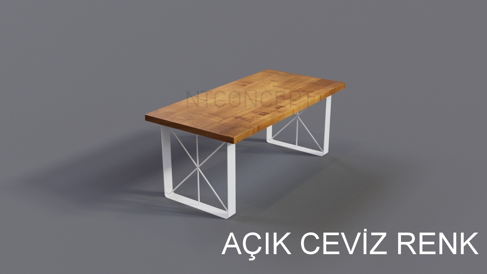 Turre Ntconcept Masif Ağaç Çalışma Masası