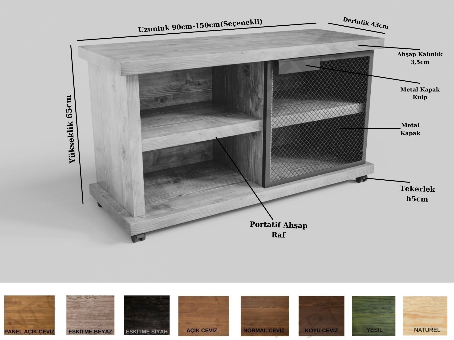 Ntconcept Mai Masif Ağaç Keson