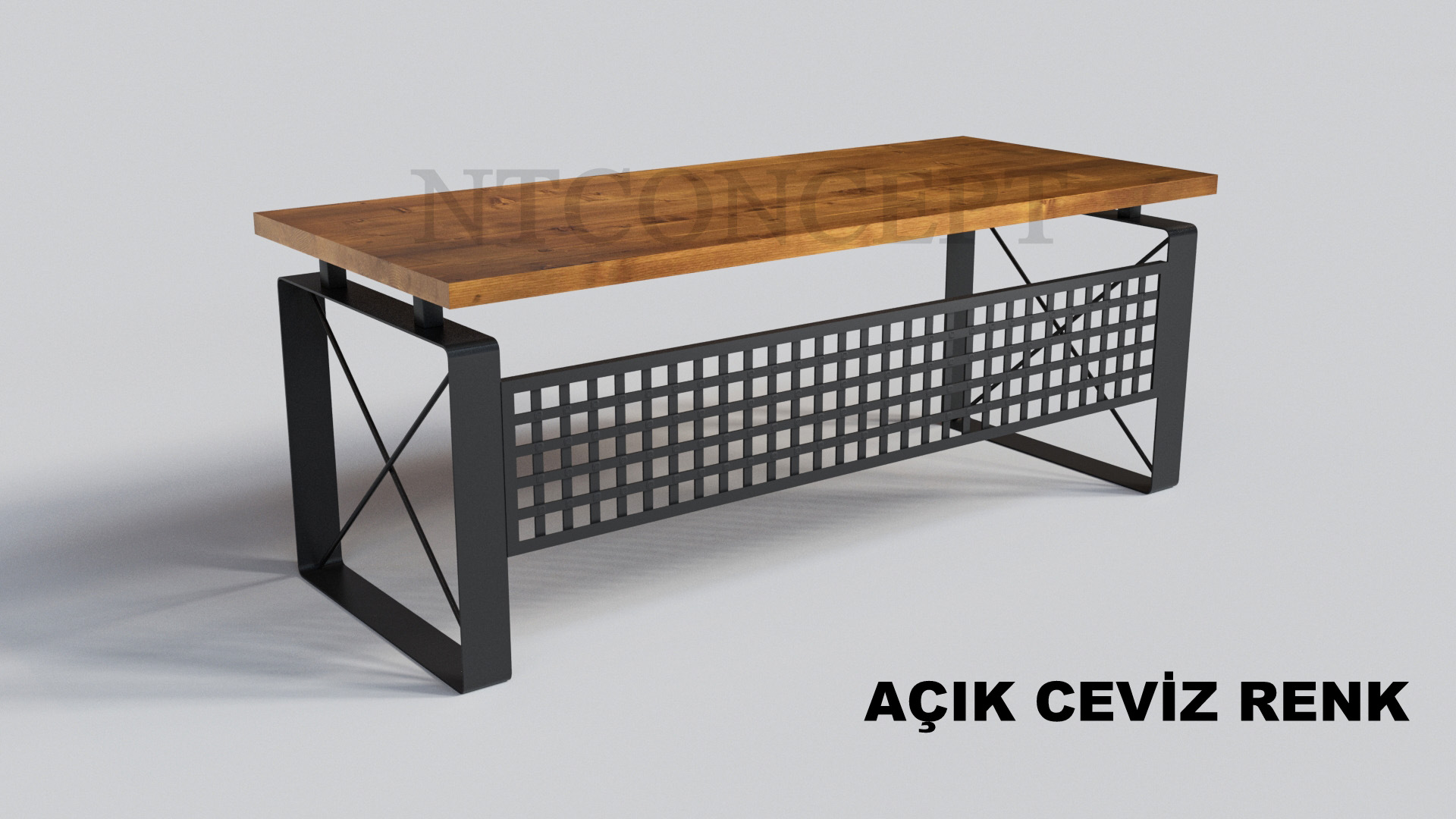 Ntconcept Terra Masif Ağaç Ofis ve Çalışma Masası
