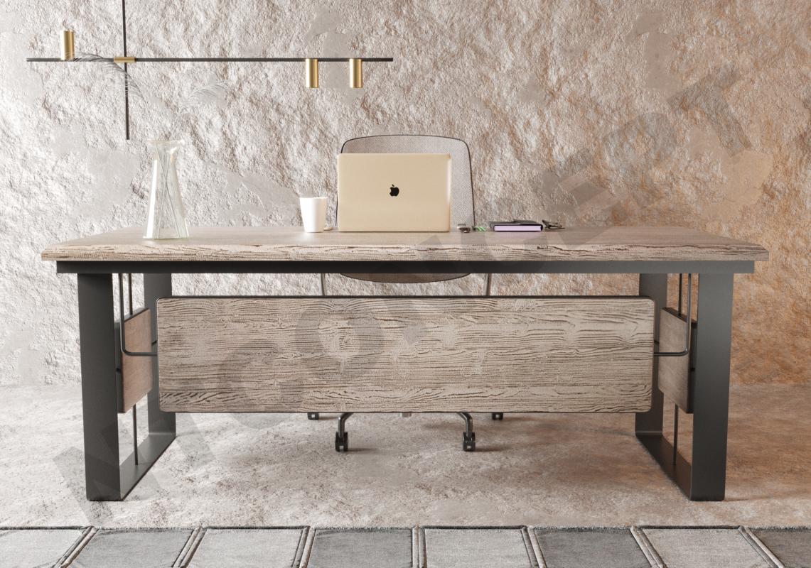 Ntconcept Shi Masif Ağaç Ofis ve Çalışma Masası