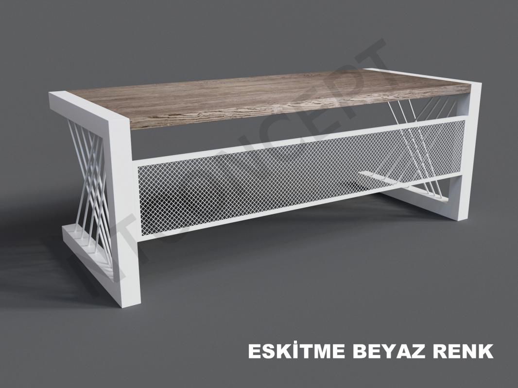 Ntconcept%20Alfa%20Eskitme%20Beyaz%20Renk%20Masif%20Ağaç%20Ofis%20ve%20Çalışma%20Masası