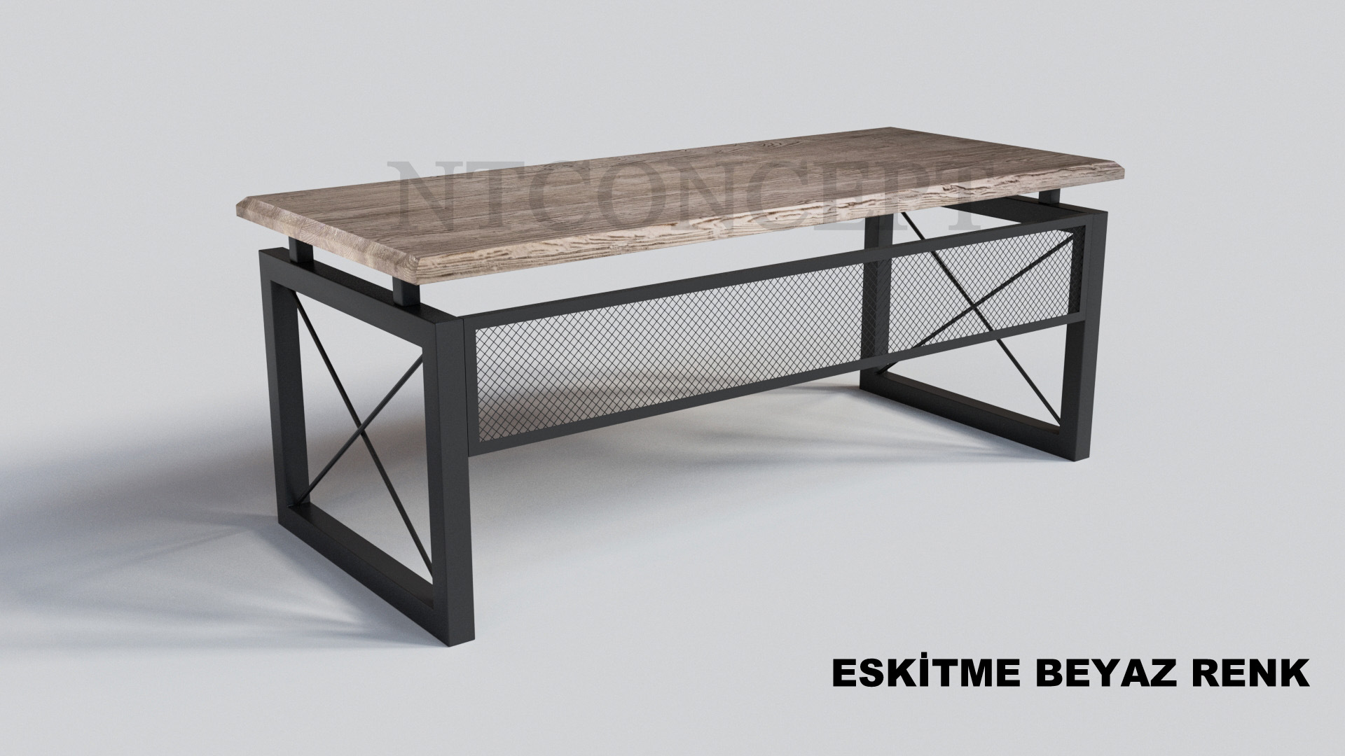 Ntconcept Win Masif Ağaç Ofis ve Çalışma Masası