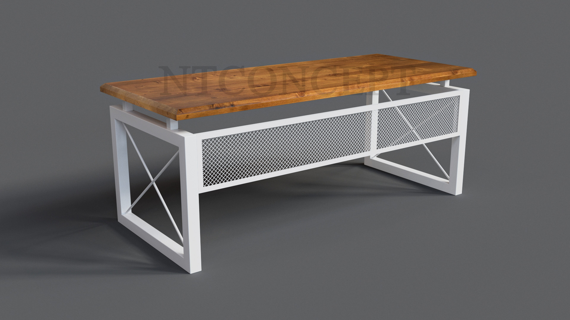 Ntconcept May Masif Ağaç Ofis ve Çalışma Masası