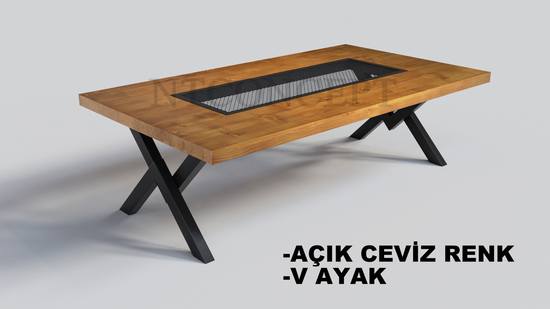 Toi Ntconcept Masif Ahşap Sehpa