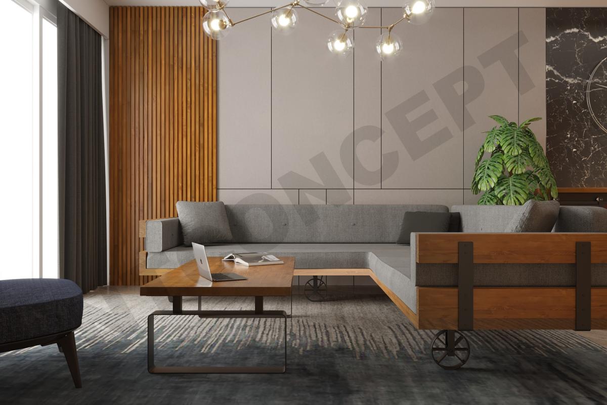 Mone Ntconcept Masif Ahşap Sehpa