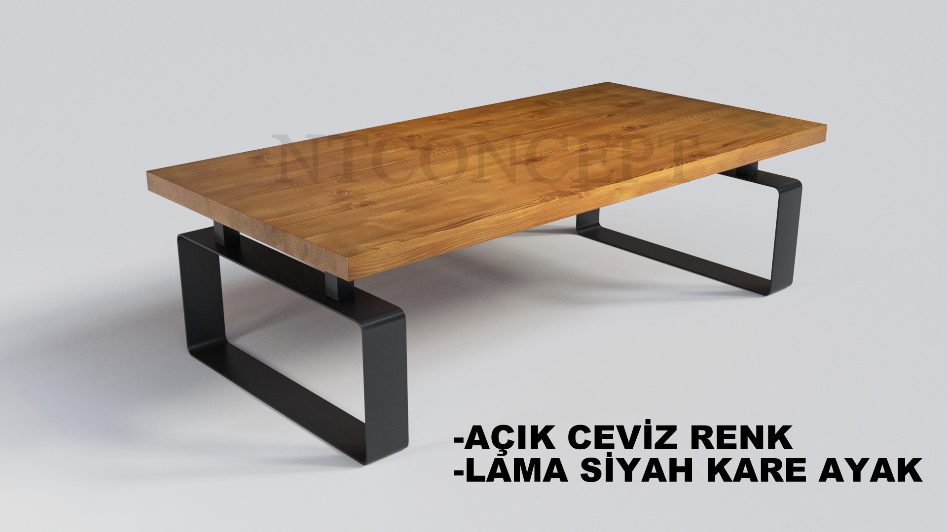 Mone Ntconcept Masif Ahşap Sehpa