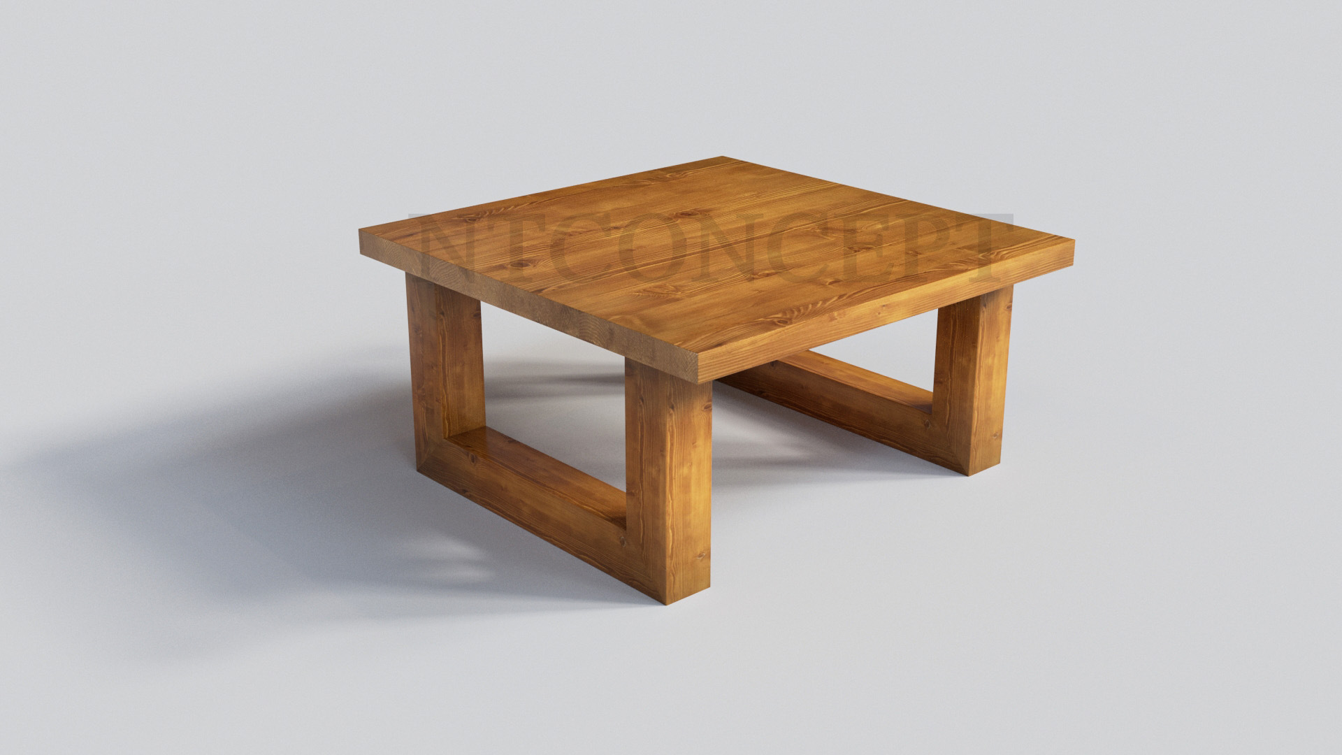 Fer Ntconcept Masif Ahşap Sehpa