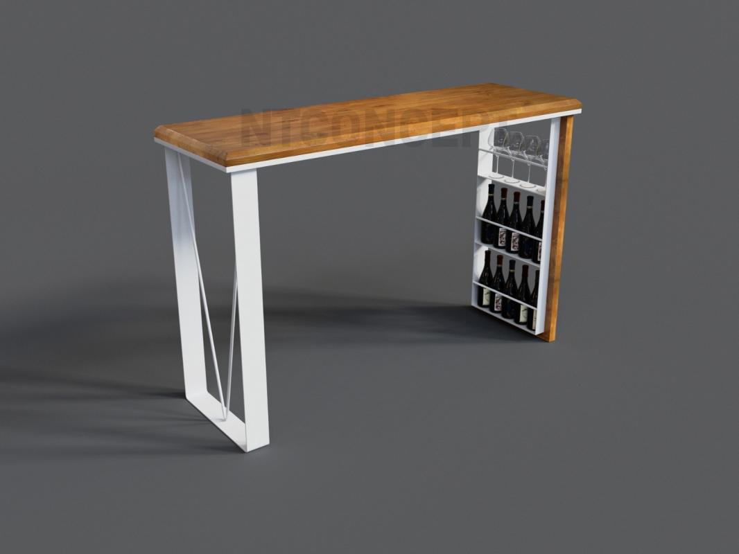 Ntconcept Masif Ağaç Bar Masası