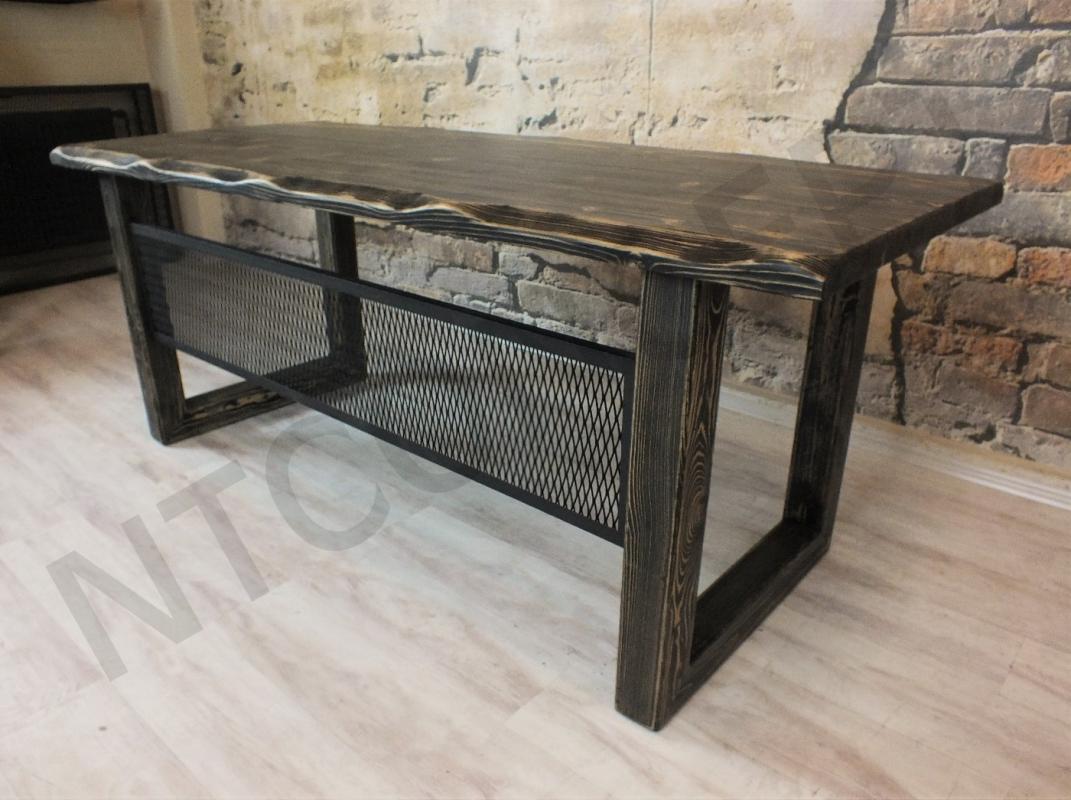 Eskitme%20Siyah%20Renk%20Masif%20Ahşap%20Metal%20Ön%20Panelli%20Ofis%20ve%20Çalışma%20Masası