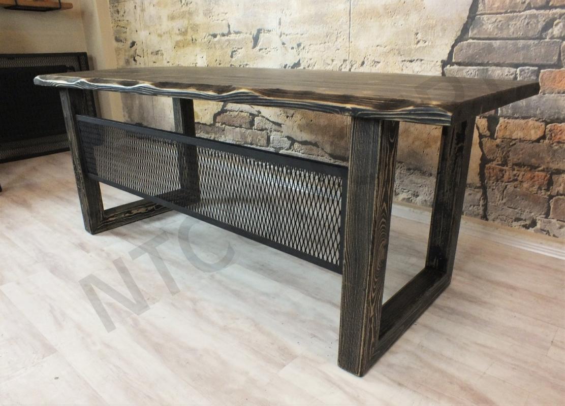 Eskitme%20Siyah%20Renk%20Masif%20Ahşap%20Metal%20Ön%20Panelli%20Ofis%20ve%20Çalışma%20Masası