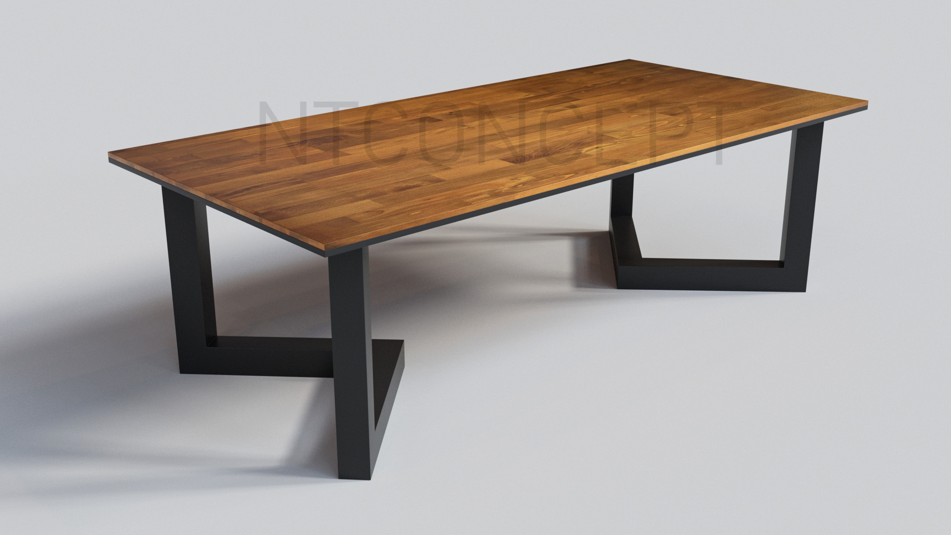 Ntconcept Simra Masif Ahşap Toplantı Masası