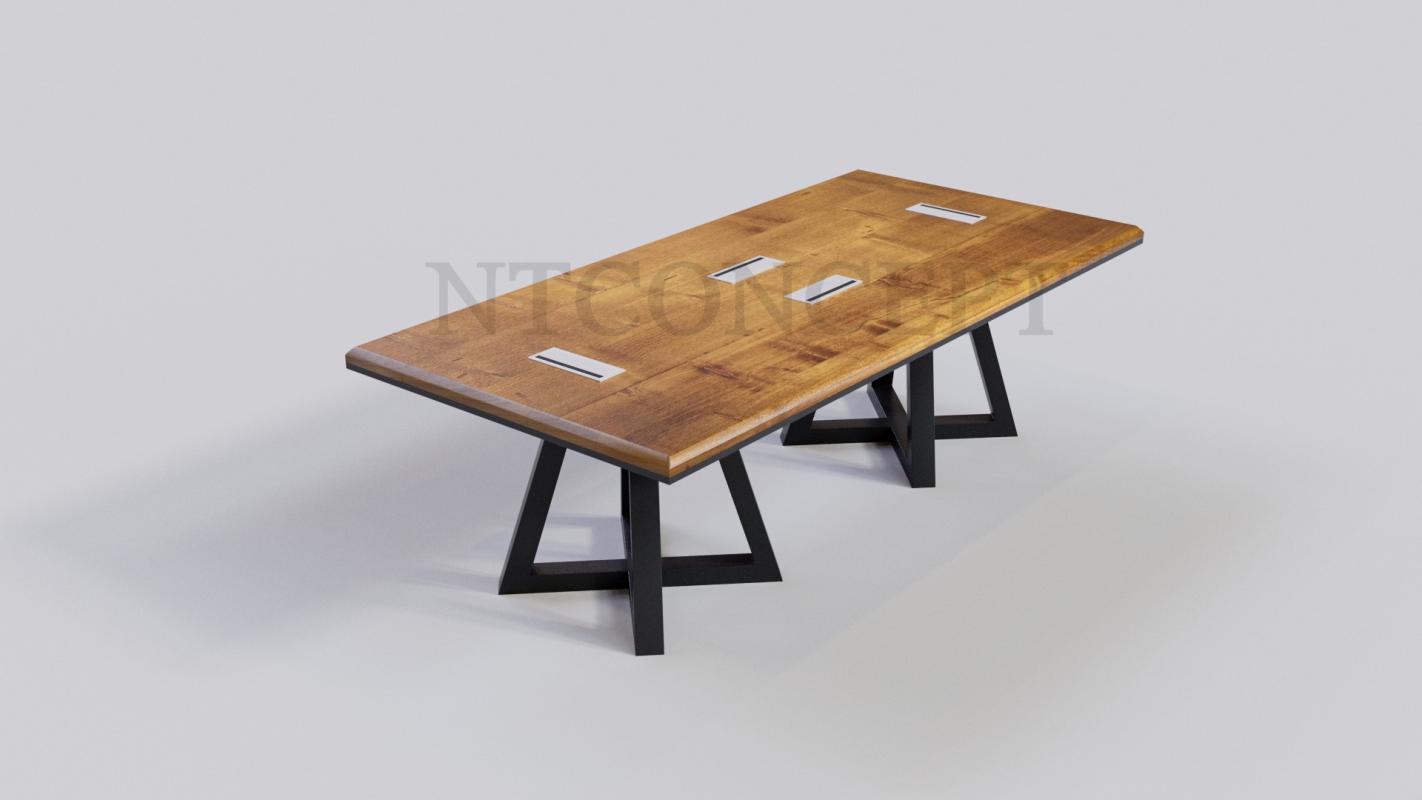 Ntconcept Quen Masif Ahşap Toplantı Masası
