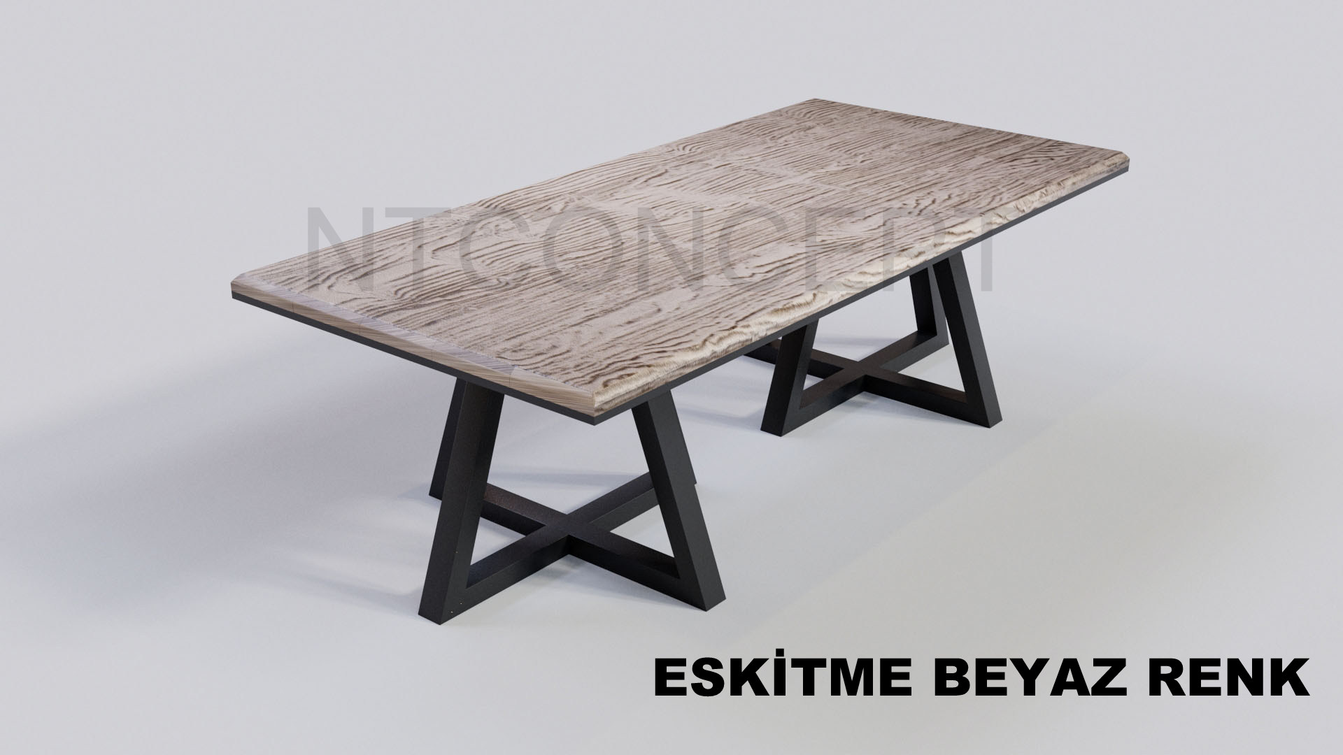 Ntconcept Quen Masif Ahşap Toplantı Masası