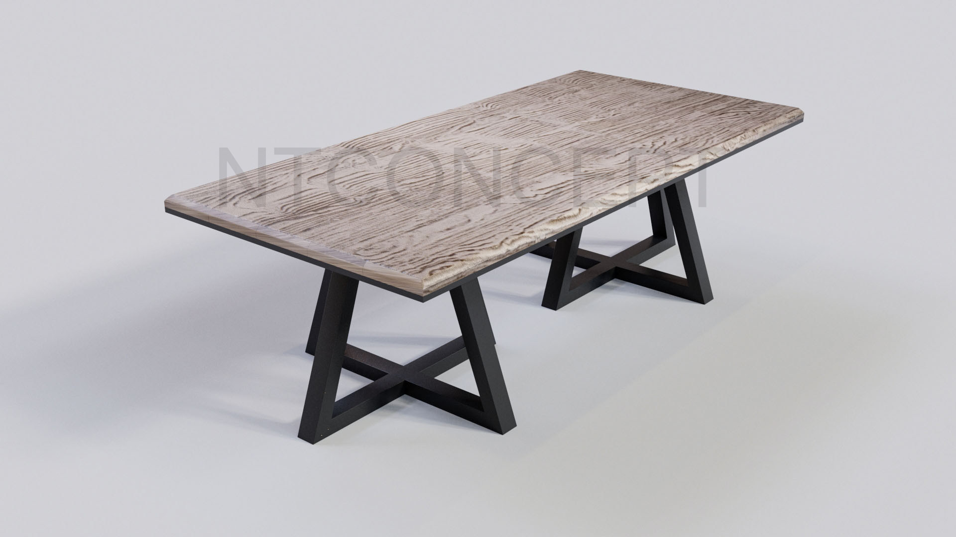 Ntconcept  Quen Masif Ahşap Toplantı Masası