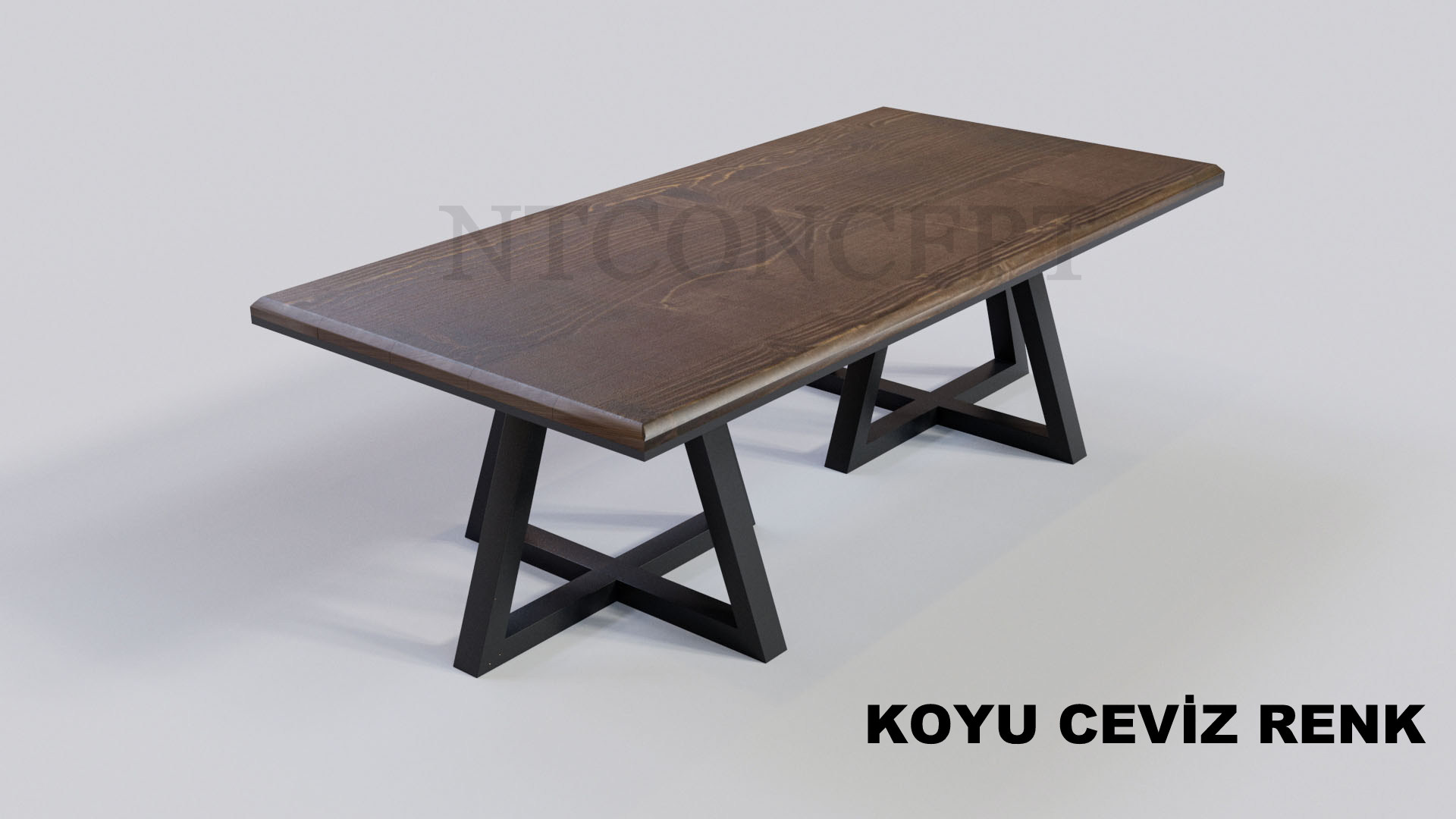 Ntconcept Quen Masif Ahşap Toplantı Masası