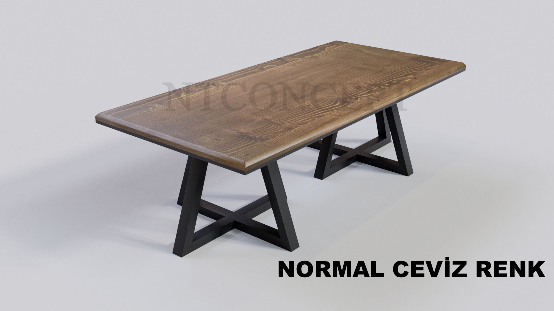 Ntconcept Quen Masif Ahşap Toplantı Masası