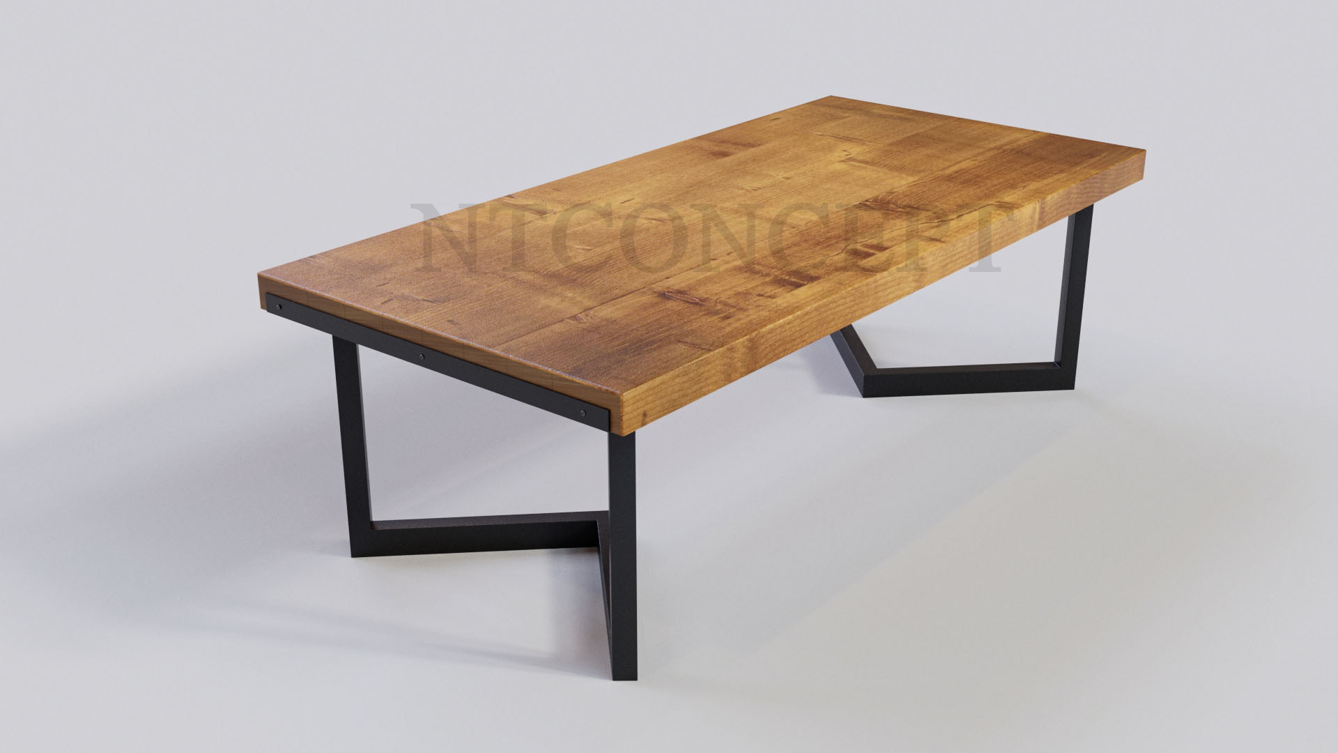 Ntconcept  Efes Masif Ahşap Toplantı Masası
