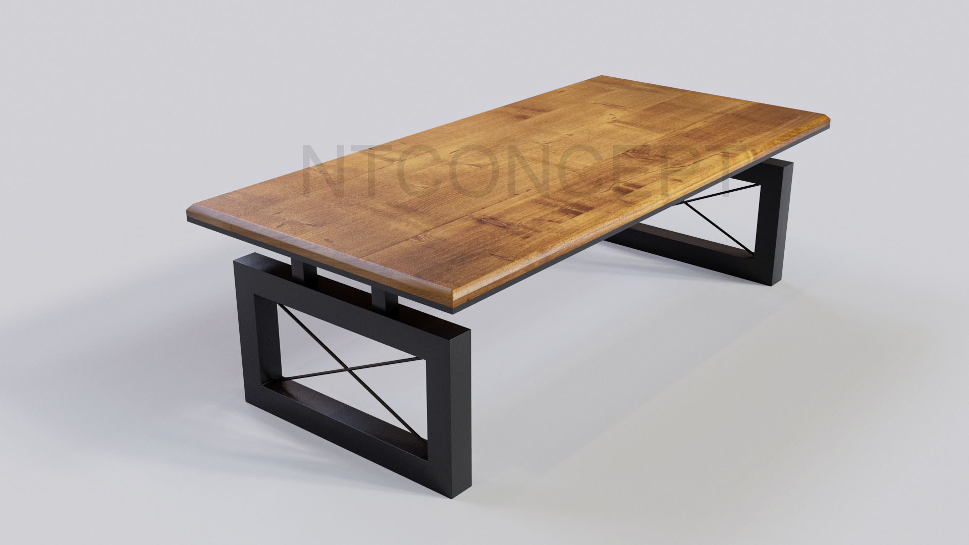 Ntconcept Lidya Masif Ahşap Toplantı Masası