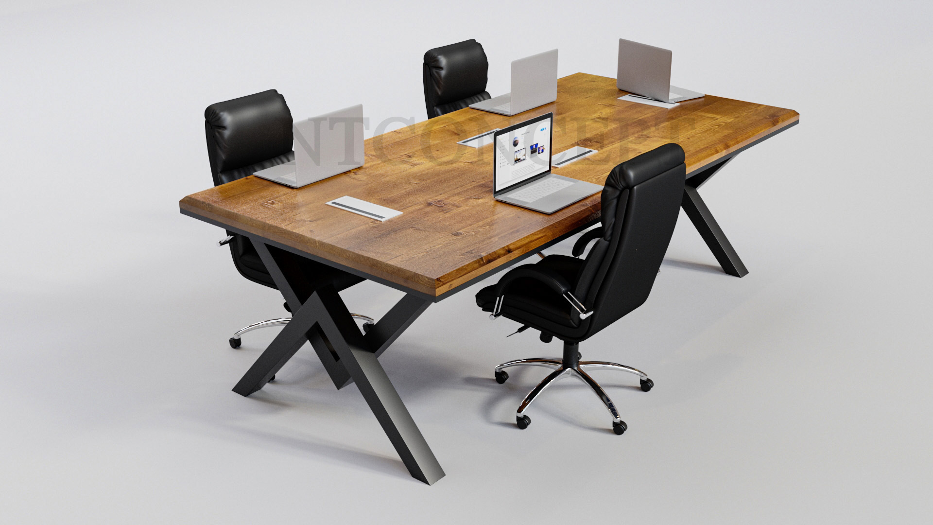 Ntconcept Venüs Masif Ahşap Toplantı Masası