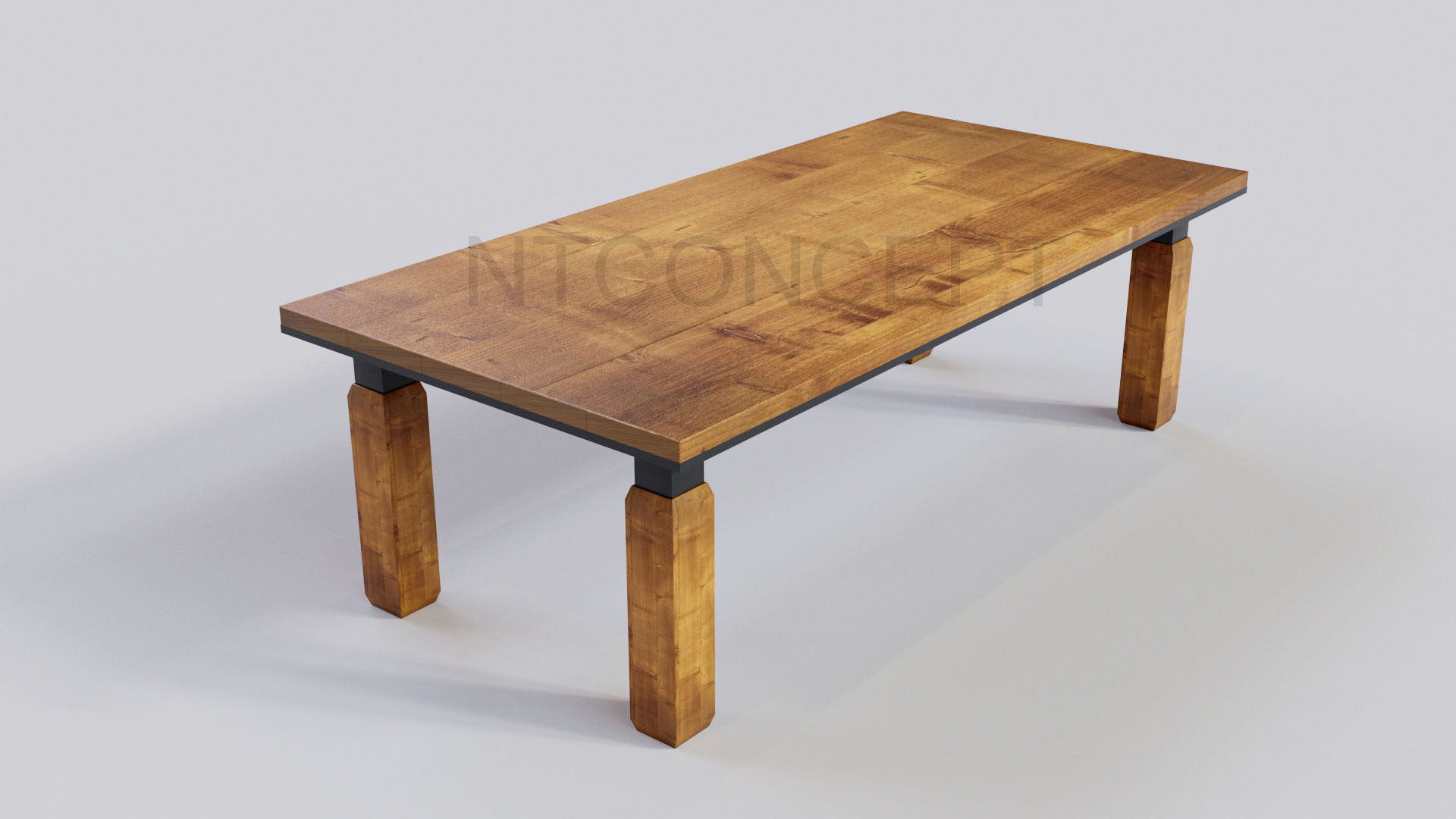 Ntconcept Wood Masif Ahşap Toplantı Masası