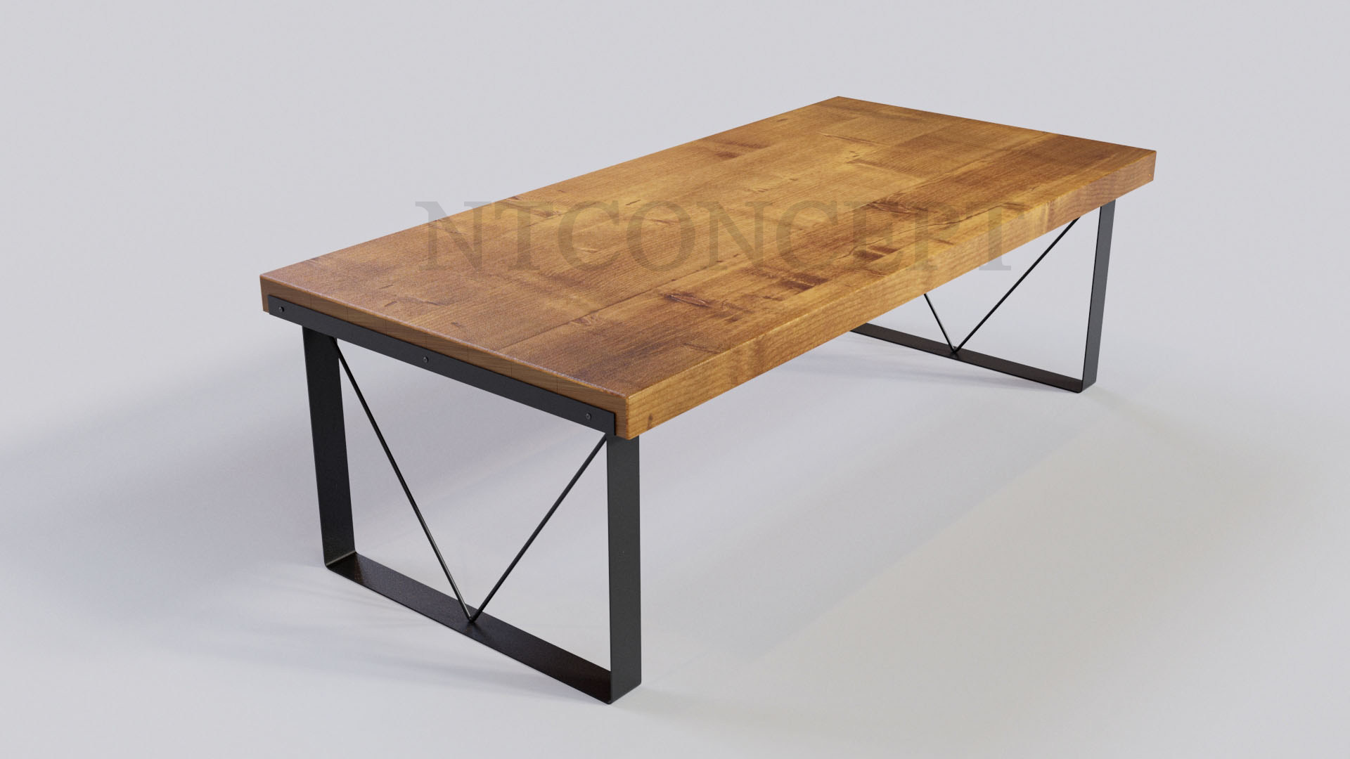 Ntconcept Doğa Masif Ahşap Toplantı Masası